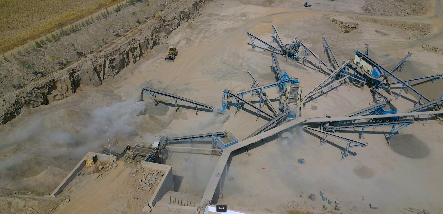 3-stage stone crusher